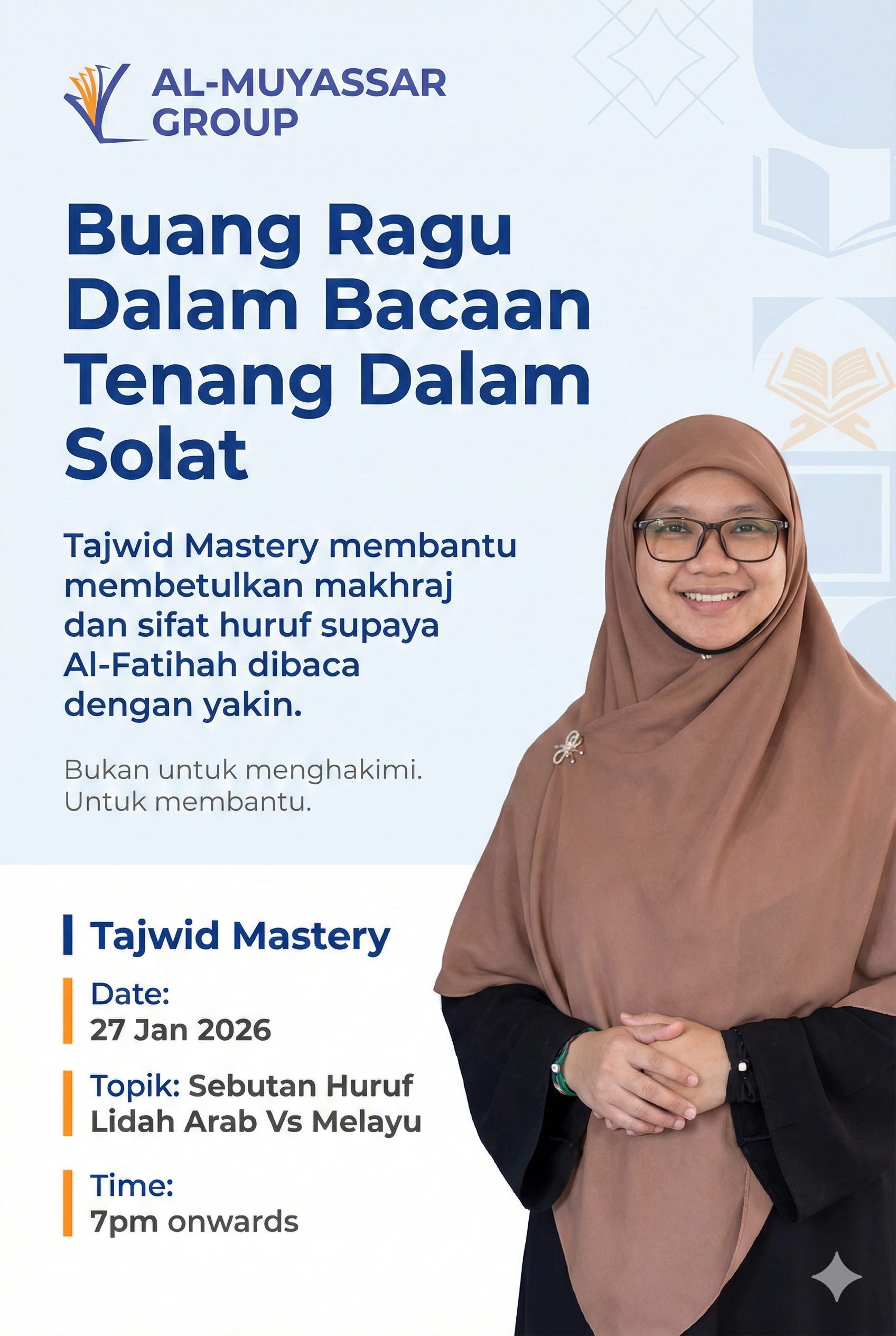 Ustadzah Mengajar Tajwid